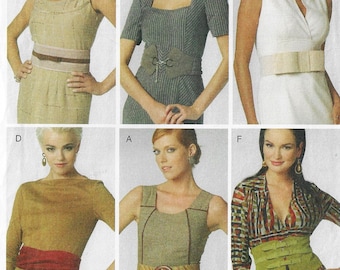 DIY Womens Belts in 6 Styles Faux Leather, Suede & More Vogue Sewing Pattern V8722 FF