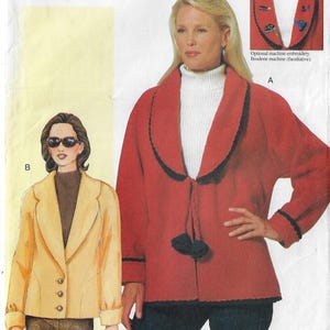 Y2K Sandra Betzina Shawl Collar Jacket with Variations Vogue Sewing Pattern 7359 Size 22 24 26 28 Bust 46 49 52 55 FF