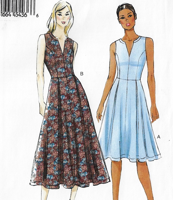 Princess Seam Dress With Variations Vogue Sewing Pattern V8993