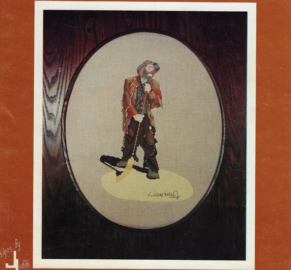 1980s Sweeping up the Spotlight by Emmett Kelly Jr Counted Etsy