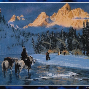 90s Coming Home Candamar Embellished Cross Stitch Kit 51071 Designed by Hermon Adams