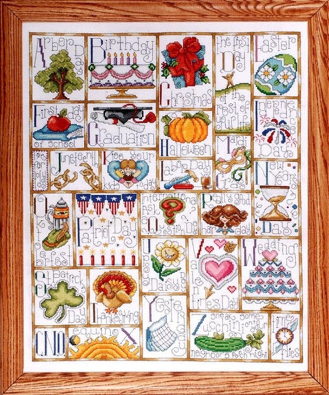 Celebrate the Year ABC Design Works Counted Cross Stitch Kit 2491 ...