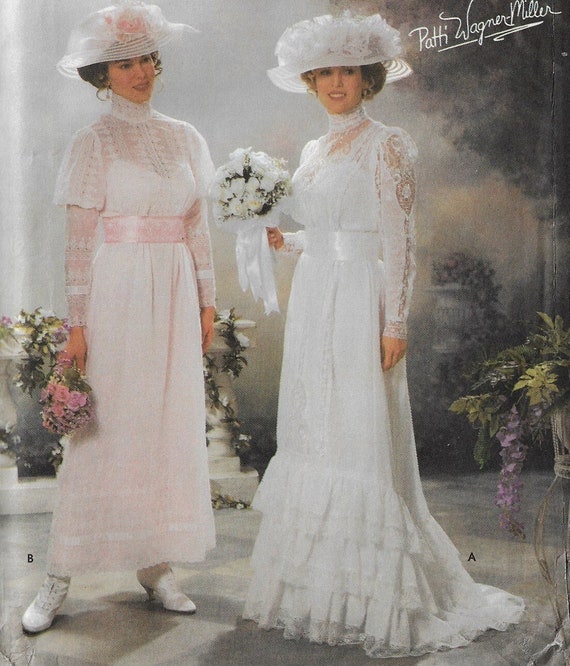 edwardian wedding dress