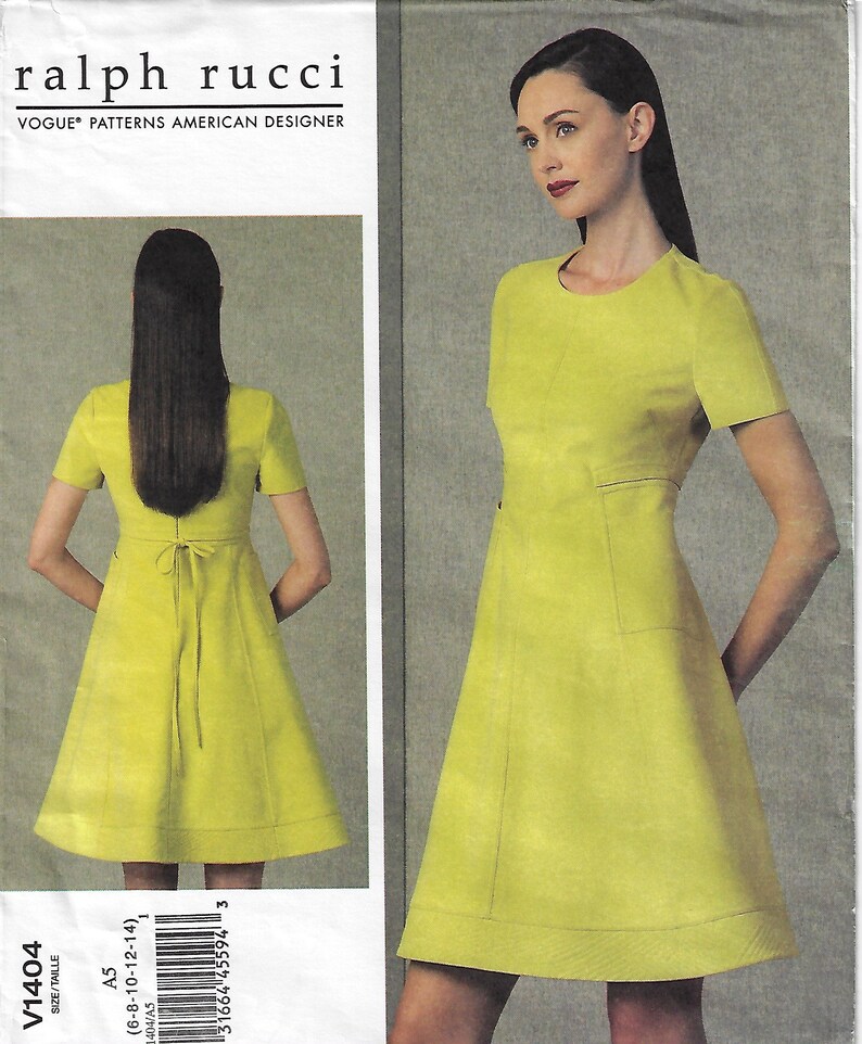 14 Vogue Mustern 1502/ A5/ Misses Kleid Gr/ö/ße 6