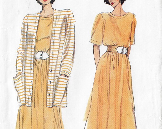 90s Womens Romantic Blouses With Variations Vogue Sewing Pattern 8822 ...