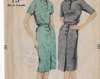 Vintage 1953 Simplicity 4341 Sewing Pattern Junior Misses