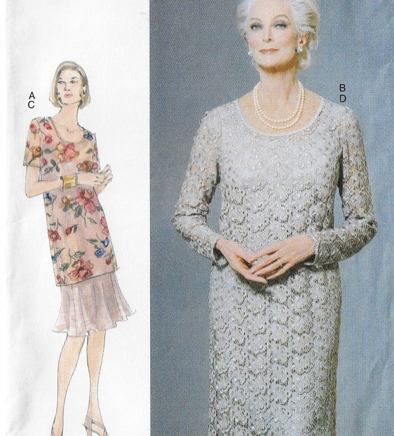 90s Womens Tunic and Dress Vogue Sewing Pattern 9821 Size 14 16 18 FF - Etsy
