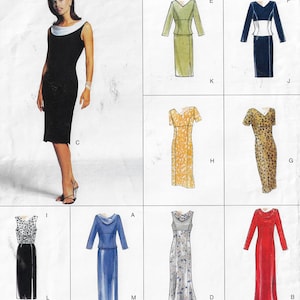 90s Womens Empire Waist Dress or Top & Skirt with Variations Vogue Sewing Pattern 2238 Size 18 20 22 Bust 40 42 44 FF