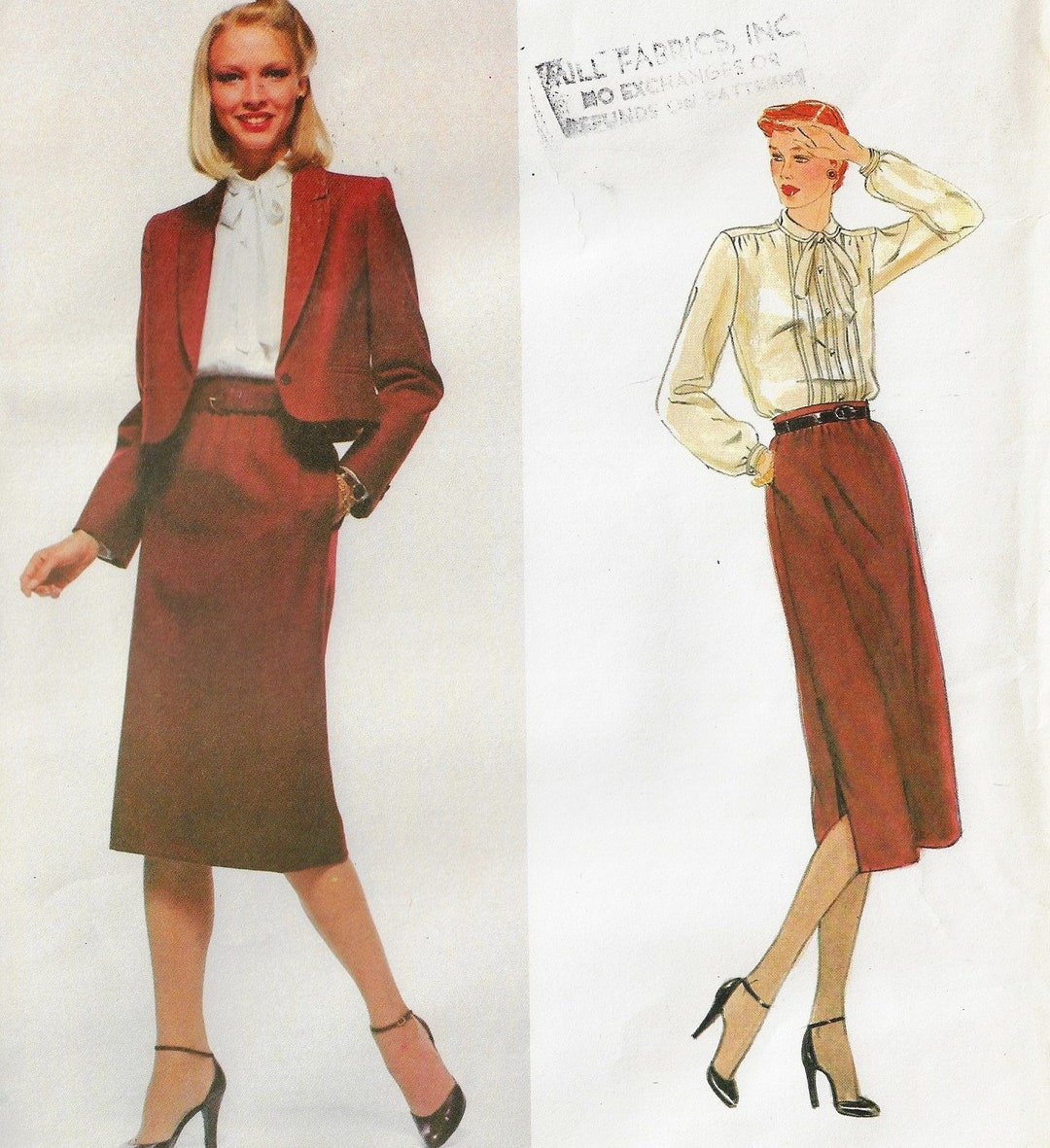 80’s Black Knit Skirt by Don Sayres main image 1