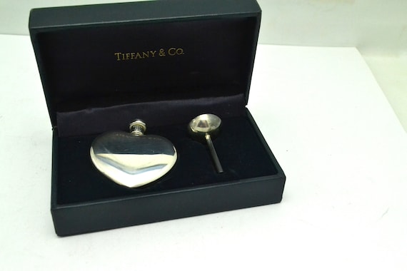 Vintage Tiffany & Co. Sterling Silver Perfume Flask And Funnel