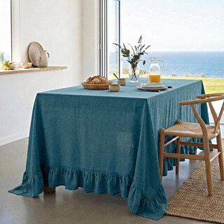 Craft And Party – 5 Tovaglie Rettangolari In Poliestere Nero, 152x259 Cm, Per Feste, Matrimoni E Ristoranti, Riutilizzabili