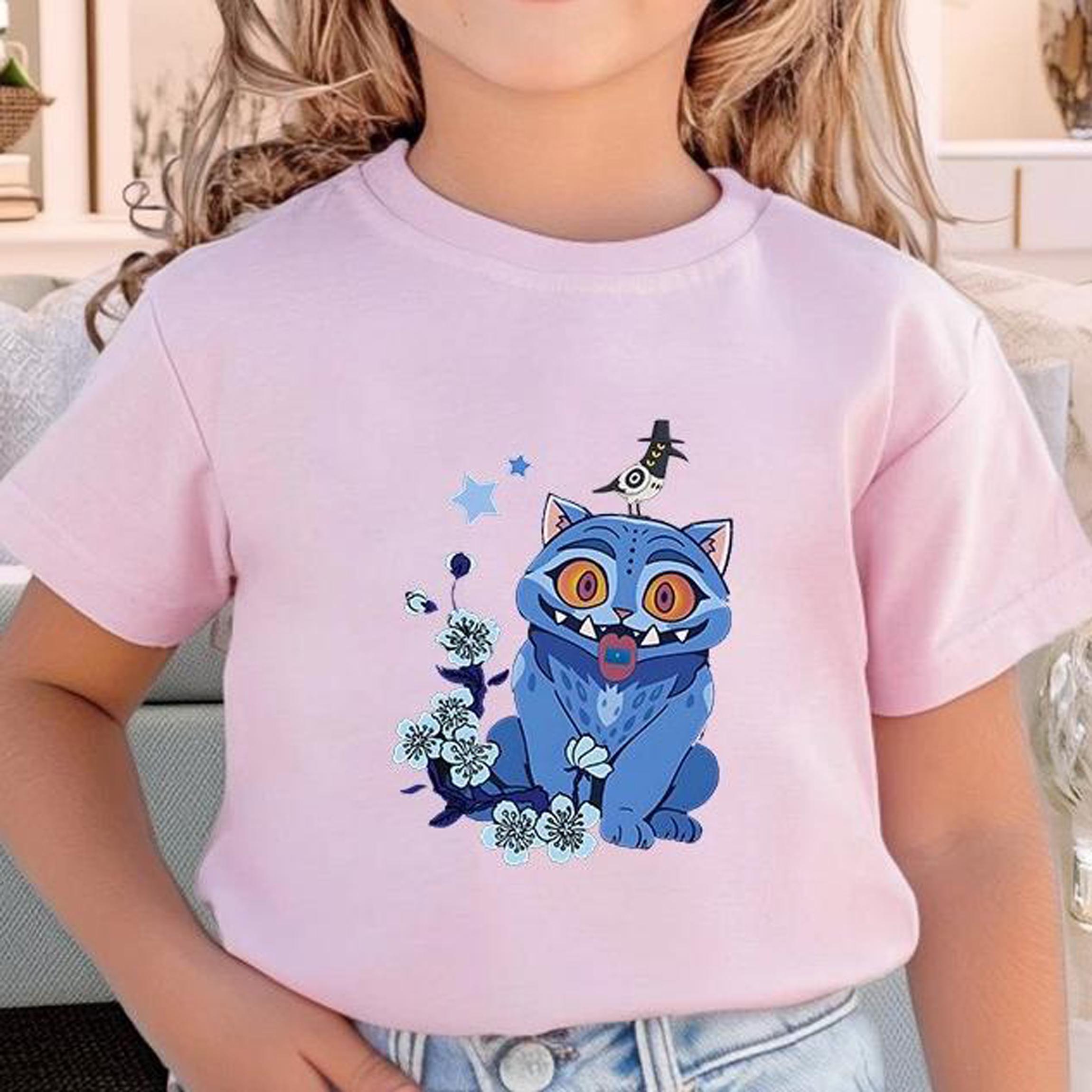 NMFAPMINA BLUEY SS Top Sky - T-Shirt Col Rond Coton Élasthanne