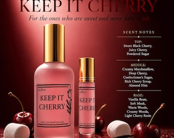 Keep It Cherry - Perfume Oil: Sweet Cherry Vanilla Marshmallow Fruity Gourmand Fragrance for Women