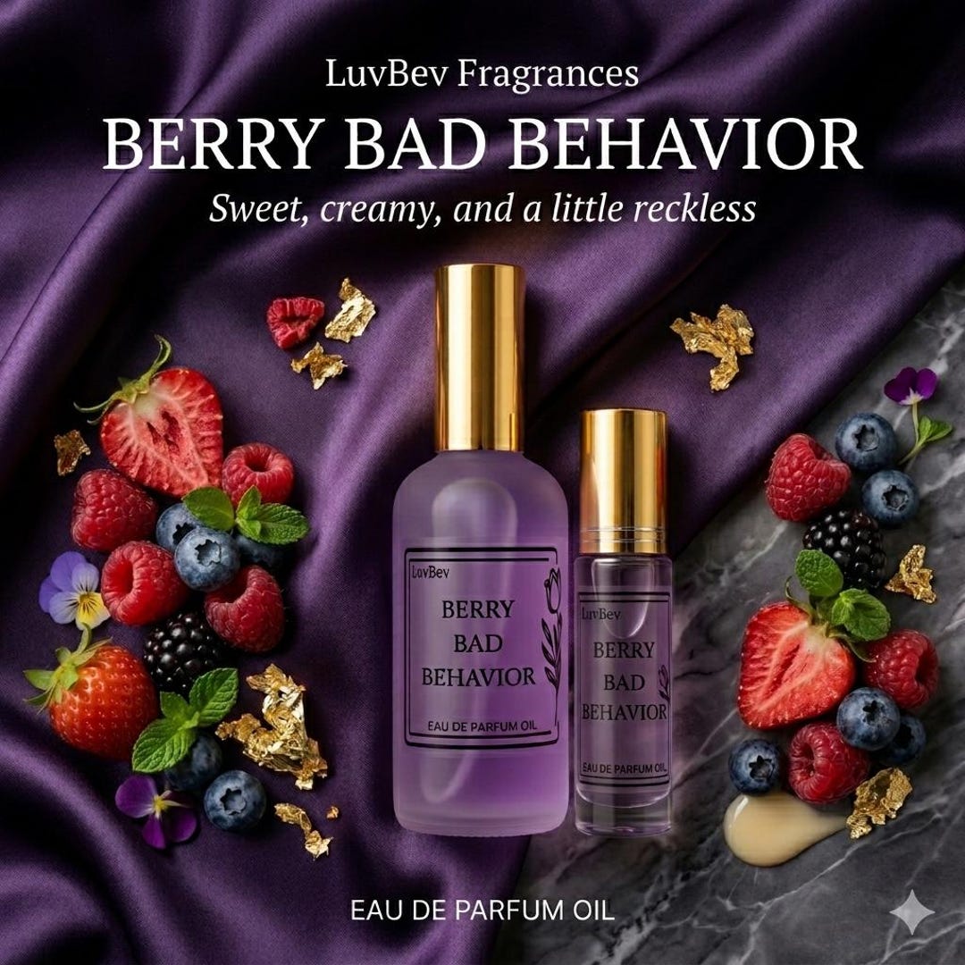Berry Bad Behavior- Perfume Oil: Sweet Berry Vanilla Cream Fruity ...