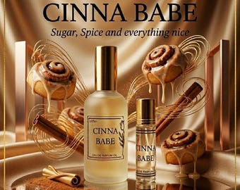 Cinna Babe - Perfume Oil: Sweet Cinnamon Vanilla Bakery Gourmand Fragrance