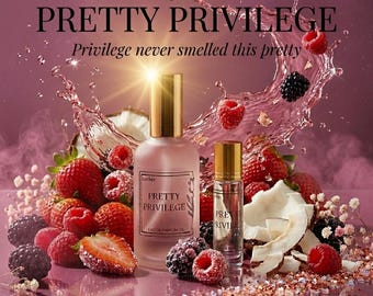 Pretty Privilege - Perfume Oil: Sweet Berry Coconut Scone Fruity Gourmand Fragrance