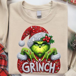 Grinch Christmas Sweater, Grinch Christmas Tree Shirt, Grinchy Sweatshirt, Grinchmas Christmas Shirt, Whimsical Grinch Sweatshirt,Grinch Tee