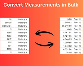 Excel-mall | Datarensning och validering | Verktyg för kalkylbladsrensning för enhetskonvertering | Massuppdatering av data