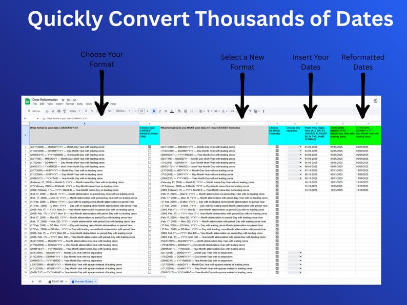 Google Sheets-mallpaket | Datarensning och validering | Verktyg för att rensa kalkylblad | Massuppdatering av data bild 2