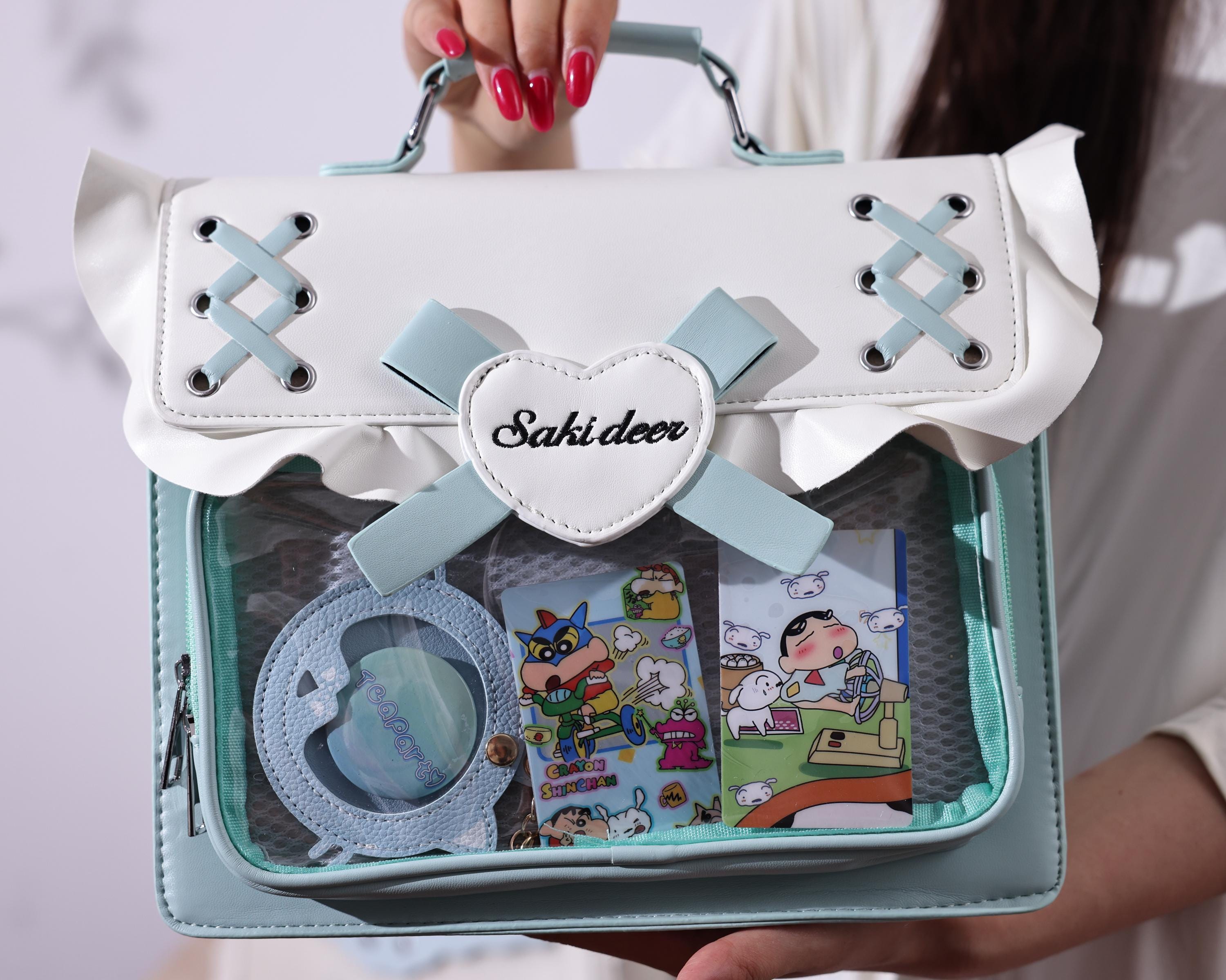 Heart Medical Ita Bag With Clear Display Window, Personalized