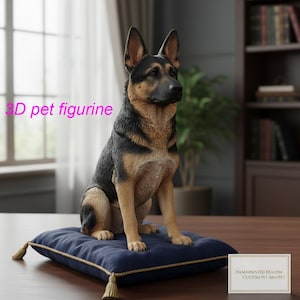 Figura de mascota personalizada impresa en 3D, escultura de mascota personalizada, regalo único para amantes de los perros y los gatos, retrato de mascota personalizado, recuerdo conmemorativo para mascotas.