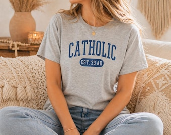 Catholic AD 33 Christian Religious T-Shirt