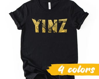 YINZ Pittsburgh Map 412 Yinzers T-Shirt