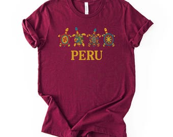 Peru Turtle Art Souvenirs T-Shirt