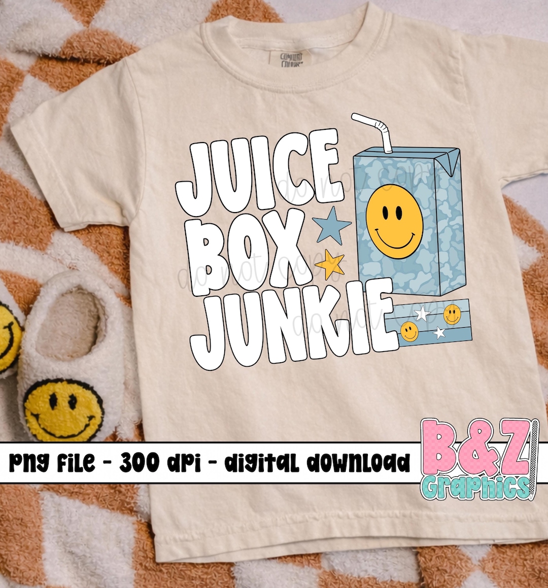 Junky Box Juice Box Junkie PNG Digital Download - Etsy