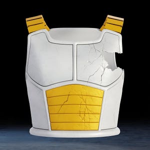 Saiyajin Prinz Rüstung STL File: Galaktischer Krieger Cosplay Prop