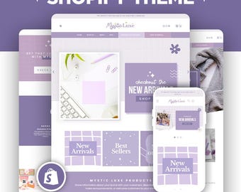 Streetwear Shopify Theme + Editable Canva Banner | Instant Ecommerce Setup ( Mysticluxe)
