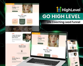 Szablon magnesu na leady Life Coach – przejdź na wyższy poziom lejka z automatyzacją e-maili