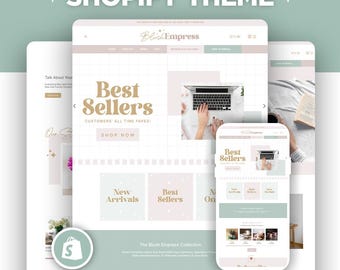 Pastelowy różowy motyw streetwearowy Shopify – minimalistyczny design + banery Canva + kod Liquid