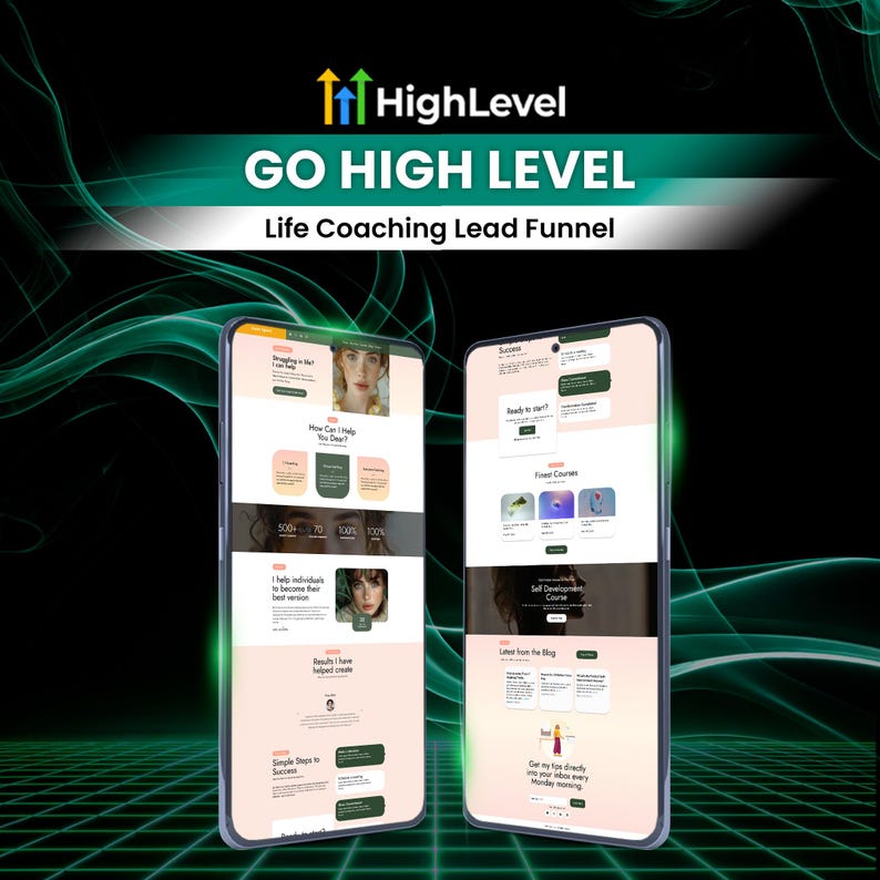 Life Coach Lead Template Go High Level Funnel With Email