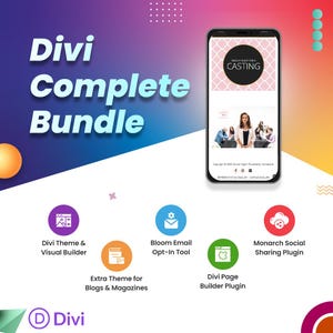 Paquete completo de temas Divi para WordPress: incluye temas y complementos adicionales con acceso a clave API