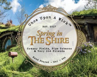 Spring in the Shire | Middle Earth Inspired | Bookish | Handmade Soy Candles, Wax Melts & Room Sprays