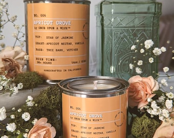 No. 006 Apricot Grove | Spring Collection | Vegan Soy Candle