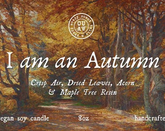 I am an Autumn | Gilmore Inspired | Handmade Soy Candles, Wax Melts & Room Sprays