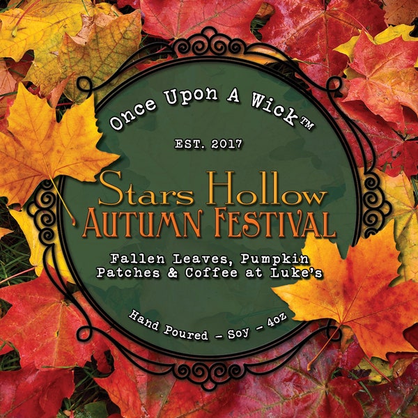 Stars Hollow Autumn Festival | Gilmore Girls Inspired Soy Candle & Room Spray