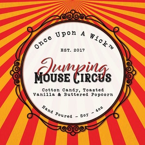 Jumping Mouse Circus | Coraline Inspired | Handmade Soy Candles, Wax Melts & Room Sprays