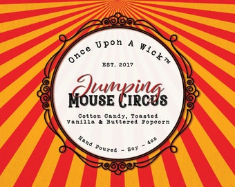 Jumping Mouse Circus | Coraline Inspired Soy Candle & Room Spray