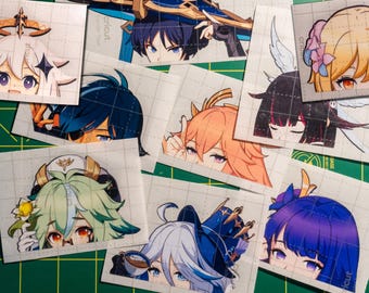 Genshin Peeker Stickers