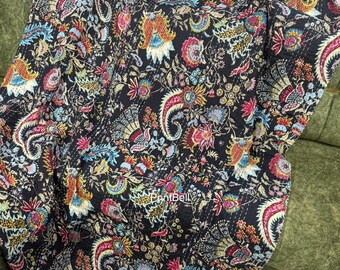 Indian decorative cotton bedspread kantha quilt Bohemian bed cover quilt