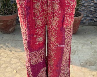 Vintage Kantha Pajama Pants Lots of Pcs | Cotton Trousers | Boho Lounge Pant | Handmade Upcycled Clothing