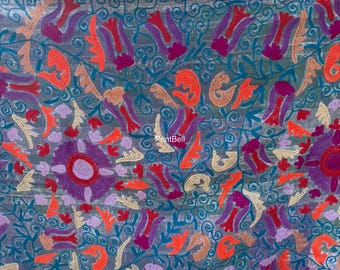 Assorted Vintage Kantha Quilts with Suzani Embroidery  Collectives Cotton Kantha Throws