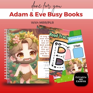 Adam & Eve Busy Books |MRR|PLR