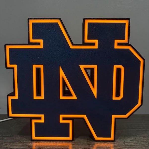 Caja de luz LED 3D de Notre Dame: regalo personalizado para fans, decoración para salas de juegos