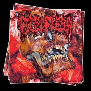 Piled Flesh Gore Sticker