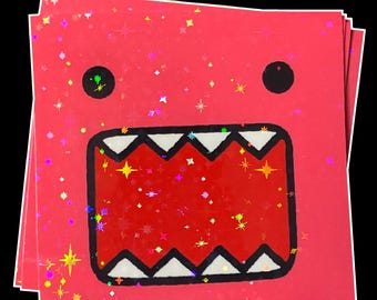 Pink Domo Sticker