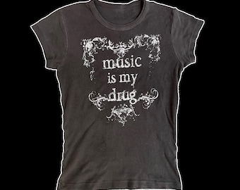Music Is My Drug Baby Tee
